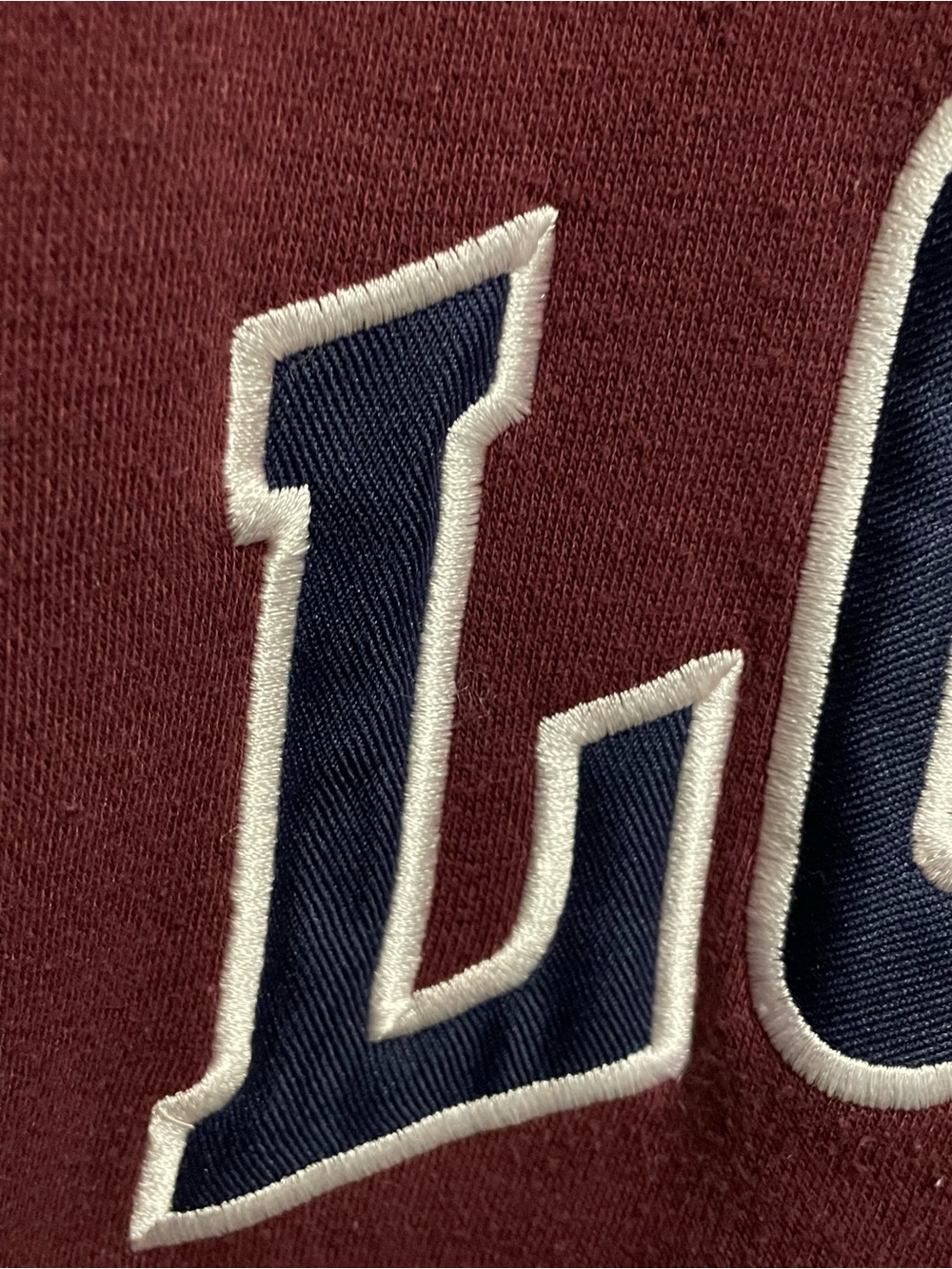 London England Maroon Hooded Sweatshirt Men’s Medium - Picture 4 of 10